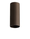 Azzardo LUCAS RIBBED TUBE 30 COFFEE Kawowy Klosz Ryflowany Tuba do Skompletowania Lampy AZ6141