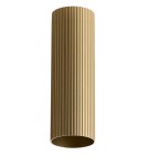 Klosze systemów oświetleniowych - Azzardo LUCAS RIBBED TUBE 50 BRASS GOLD Mosiądz/Złoty Anodowany Klosz Ryflowany Tuba do Skompletowania Lampy AZ6148 - product 1
