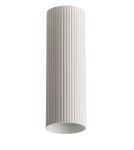 Klosze systemów oświetleniowych - Azzardo LUCAS RIBBED TUBE 50 WH Biały Klosz Ryflowany Tuba do Skompletowania Lampy AZ6147 - product 1