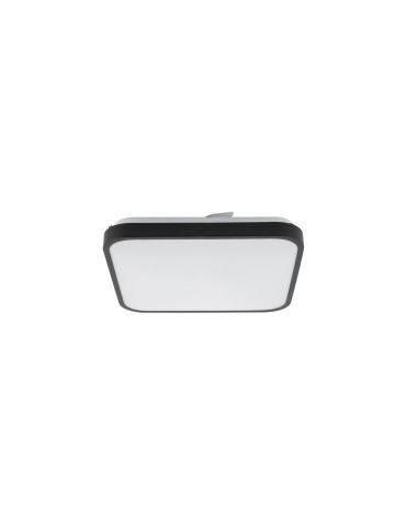 Nowodvorski AGNES SQUARE LED PRO  Lampy sufitowe Plafon Max moc 16W LED IP44 3000K Czarny 10983