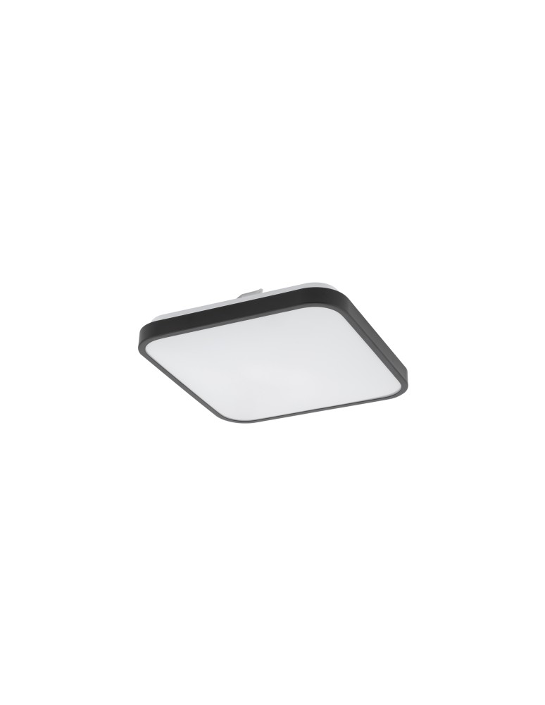 Nowodvorski AGNES SQUARE LED PRO  Lampy sufitowe Plafon Max moc 16W LED IP44 3000K Czarny 10983