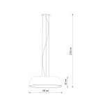 Nowodvorski SATELLITE M Lampy sufitowe Lampy wiszące Max moc 25W only LED E27 Silk gray 11231 Nowodvorski SATELLITE M Lampy sufitowe Lampy wiszące Max moc 25W only LED E27 Silk gray 11231