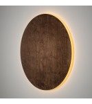 Kinkiety designerskie - Nowodvorski RING TIMBER LED XL  Ścienna Kinkiety Max moc 16W LED  3000K Ciemne drewno 11292 - product 4