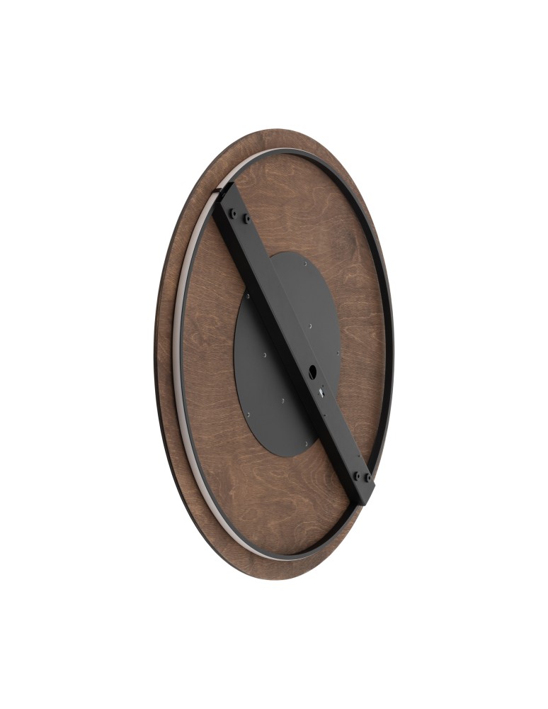 Nowodvorski RING TIMBER LED XL  Ścienna Kinkiety Max moc 16W LED  3000K Ciemne drewno 11292