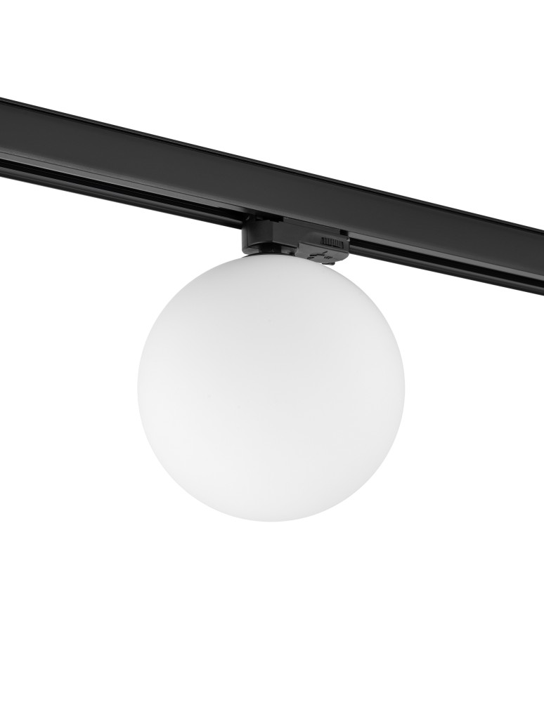Nowodvorski CTLS SNOWBALL Systemy szynowe 3-obwodowy CTLS Lampy Max moc 12W only LED G9  Czarny 11296