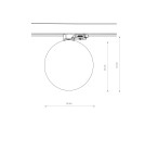 Lampy do szynoprzewodów 3 fazowych - Nowodvorski CTLS SNOWBALL Systemy szynowe 3-obwodowy CTLS Lampy Max moc 12W only LED G9  Czarny 11296 - product 7