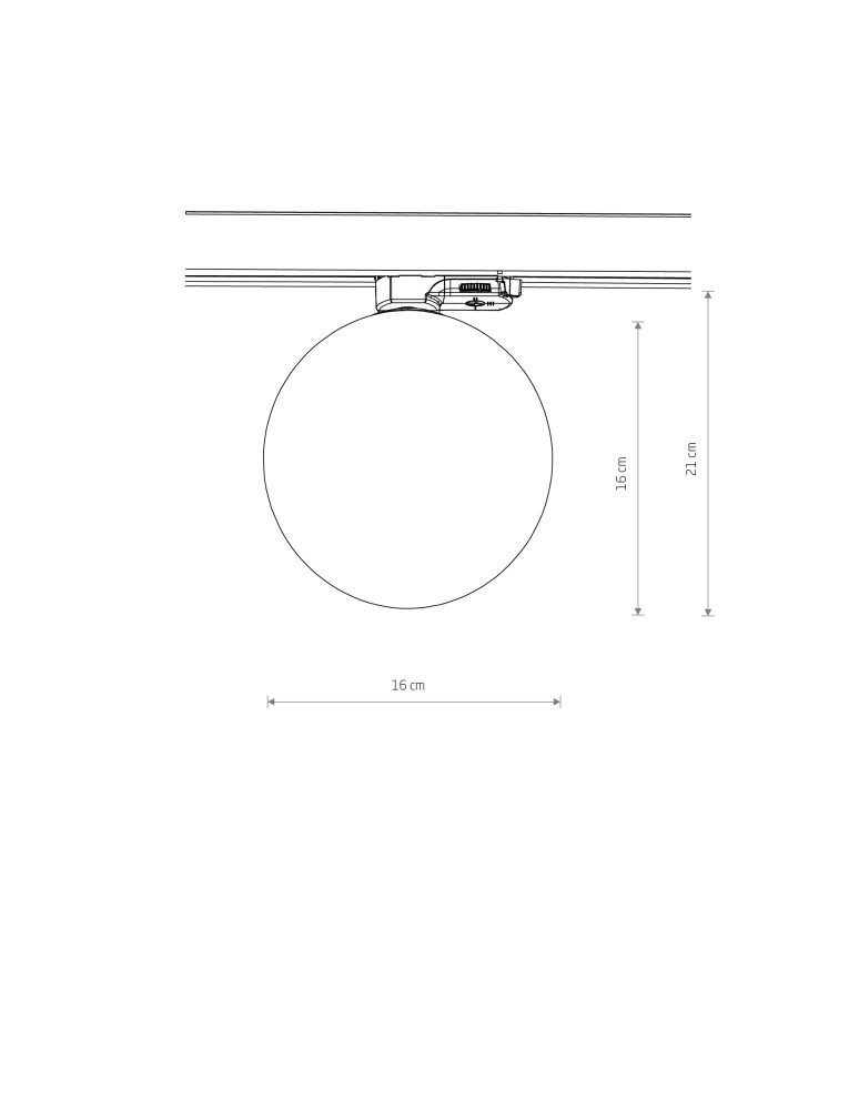 Nowodvorski CTLS SNOWBALL Systemy szynowe 3-obwodowy CTLS Lampy Max moc 12W only LED G9  Czarny 11296