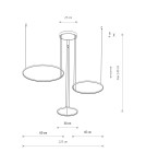 Nowodvorski CIRCOLO LED Lampy sufitowe Lampy wiszące Max moc 45W LED 3000K Silk olive 11398 Nowodvorski CIRCOLO LED Lampy sufitowe Lampy wiszące Max moc 45W LED 3000K Silk olive 11398