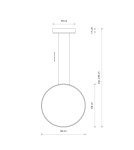 Nowodvorski CIRCOLO LED M Lampy sufitowe Lampy wiszące Max moc 21W LED 3000K Silk olive 11401 Nowodvorski CIRCOLO LED M Lampy sufitowe Lampy wiszące Max moc 21W LED 3000K Silk olive 11401