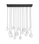 Lampy wiszące kule - Nowodvorski SNOWBALL XIV  Lampy sufitowe Lampy wiszące Max moc 12W only LED G9  Czarny 11408 - product 3