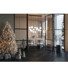Lampy wiszące kule - Nowodvorski SNOWBALL XIV  Lampy sufitowe Lampy wiszące Max moc 12W only LED G9  Czarny 11408 - product 6
