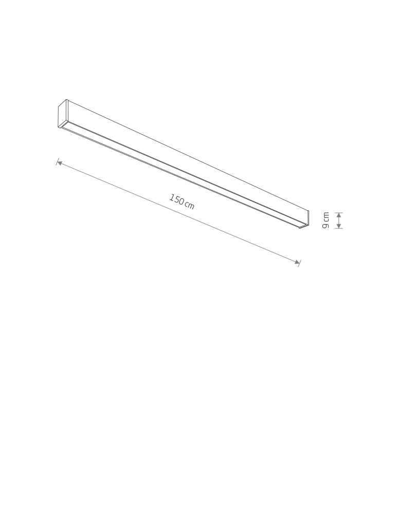 Nowodvorski OUTLINE LED L Zewnętrzna Lampy sufitowe Plafon Max moc 50W LED IP44 3000K Czarny 11362