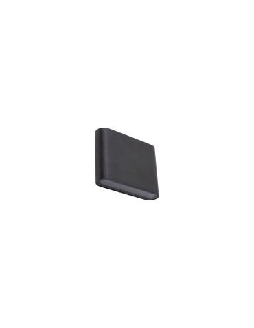 Nowodvorski SEMI LED S Zewnętrzna Ścienna Natynkowe Max moc 2x3W LED IP54 3000K Czarny 11363