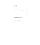 Kinkiety zewnętrzne - Nowodvorski SEMI LED S Zewnętrzna Ścienna Natynkowe Max moc 2x3W LED IP54 3000K Czarny 11363 - product 7