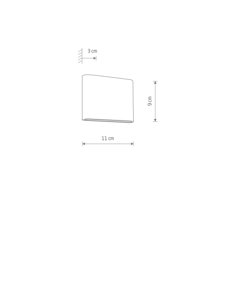 Nowodvorski SEMI LED S Zewnętrzna Ścienna Natynkowe Max moc 2x3W LED IP54 3000K Mosiądz 11365 Nowodvorski SEMI LED S Zewnętrzna Ścienna Natynkowe Max moc 2x3W LED IP54 3000K Mosiądz 11365