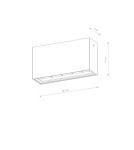 Nowodvorski PIX LED Zewnętrzna Lampy sufitowe Plafon Max moc 10W LED IP54 3000K Czarny 11367 Nowodvorski PIX LED Zewnętrzna Lampy sufitowe Plafon Max moc 10W LED IP54 3000K Czarny 11367