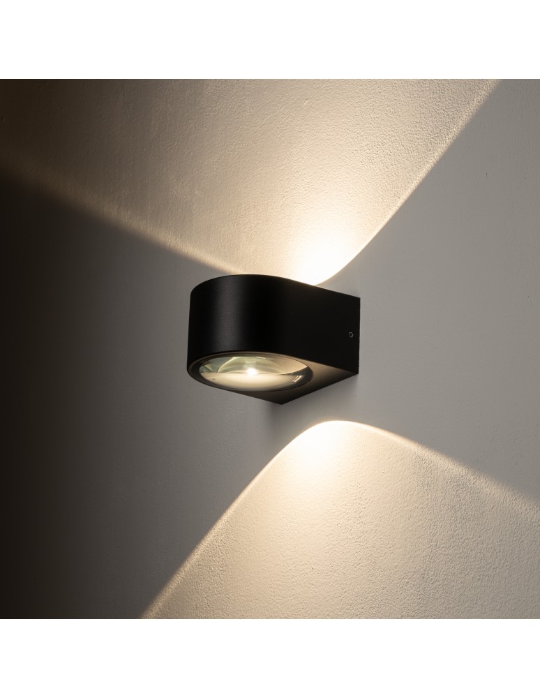 Nowodvorski NEL LED Zewnętrzna Ścienna Natynkowe Max moc 2x5W LED IP54 3000K Czarny 11370 Nowodvorski NEL LED Zewnętrzna Ścienna Natynkowe Max moc 2x5W LED IP54 3000K Czarny 11370