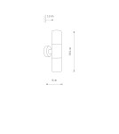 Nowodvorski IDA Zewnętrzna Ścienna Natynkowe Max moc 10W LED E27 IP44 Czarny 11372 Nowodvorski IDA Zewnętrzna Ścienna Natynkowe Max moc 10W LED E27 IP44 Czarny 11372