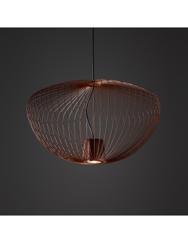 Nowodvorski PUMPKIN M  Lampy sufitowe Lampy wiszące Max moc 10W only LED GU10 R50  Terracotta 11495 - produkt 2