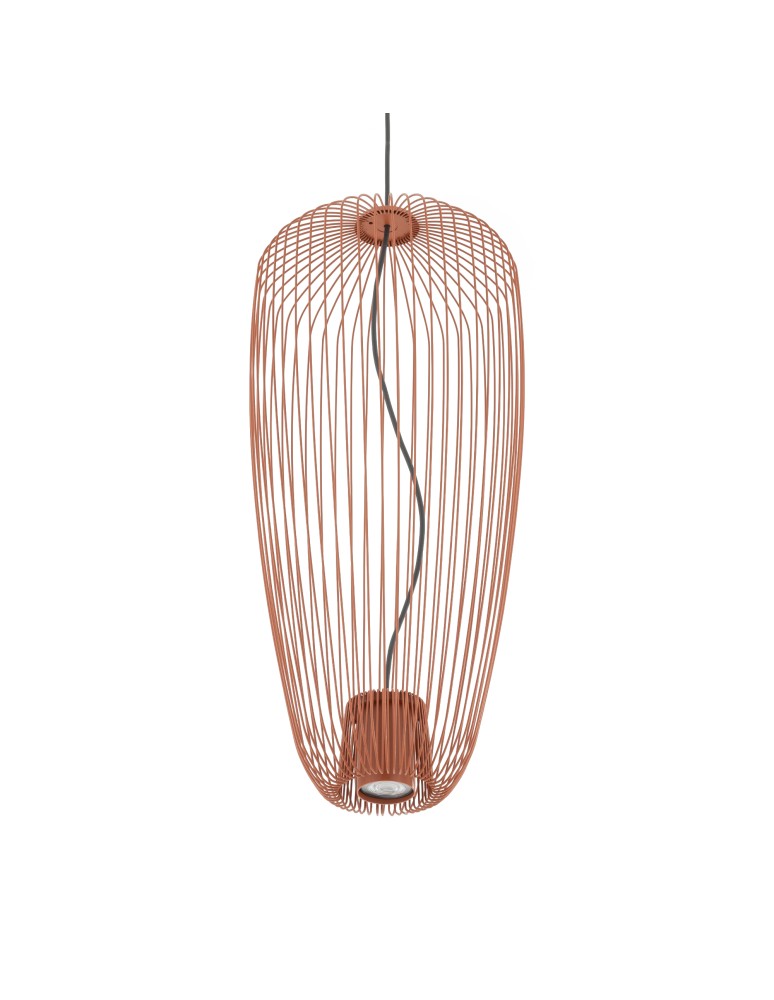 Nowodvorski PUMPKIN S  Lampy sufitowe Lampy wiszące Max moc 10W only LED GU10 R50  Terracotta 11496