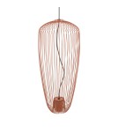 Lampy wiszące druciane - Nowodvorski PUMPKIN S  Lampy sufitowe Lampy wiszące Max moc 10W only LED GU10 R50  Terracotta 11496 - product 4