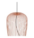 Lampy wiszące druciane - Nowodvorski PUMPKIN S  Lampy sufitowe Lampy wiszące Max moc 10W only LED GU10 R50  Terracotta 11496 - product 5