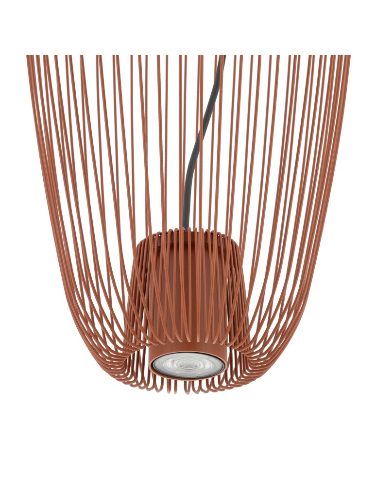 Nowodvorski PUMPKIN S  Lampy sufitowe Lampy wiszące Max moc 10W only LED GU10 R50  Terracotta 11496