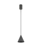 Lampy wiszące pojedyncze - Nowodvorski ZENITH XS  Lampy sufitowe Lampy wiszące Max moc 10W only LED GU10 R50  Umbra gray 11454 - product 1