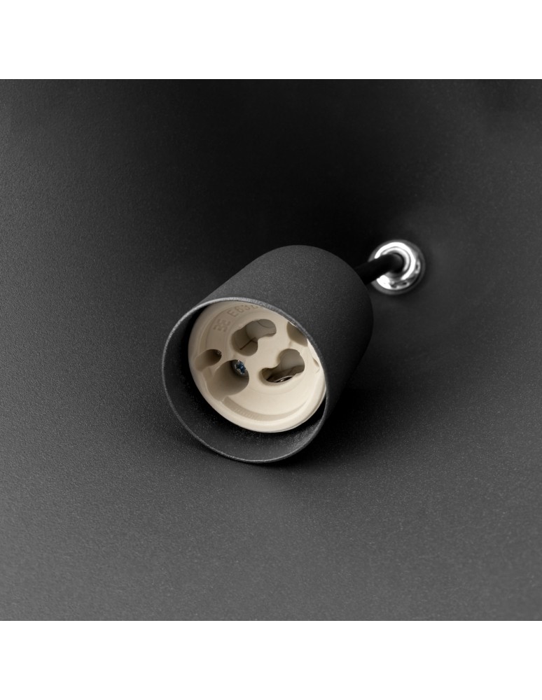 Nowodvorski ZENITH XS  Lampy sufitowe Lampy wiszące Max moc 10W only LED GU10 R50  Umbra gray 11454