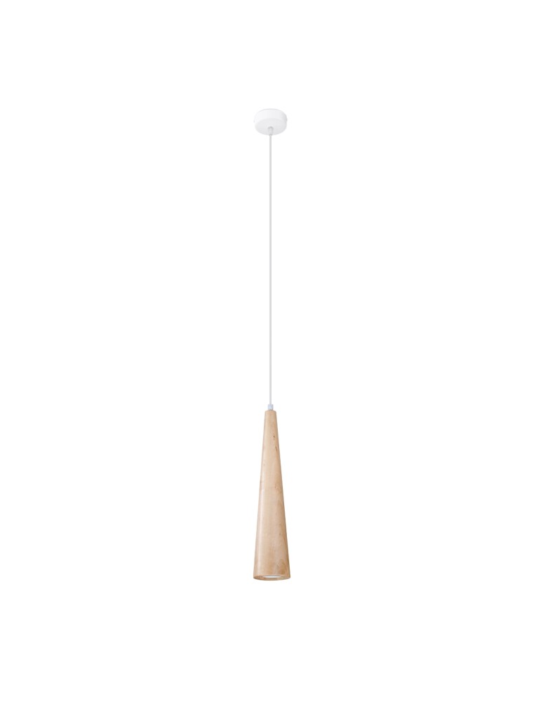 Sollux Lampa wisząca SULA 1 naturalne drewno SL.1100 Sollux Lampa wisząca SULA 1 naturalne drewno SL.1100