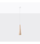 Sollux Lampa wisząca SULA 1 naturalne drewno SL.1100 Sollux Lampa wisząca SULA 1 naturalne drewno SL.1100