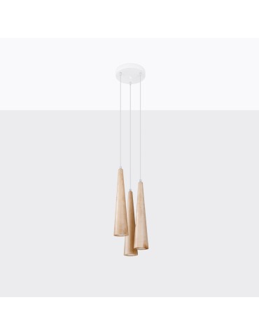 Sollux Lampa wisząca SULA 3P naturalne drewno SL.1101 - produkt 2