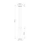 Lampy wiszące - Sollux Lampa wisząca SULA 3P naturalne drewno SL.1101 - product 4