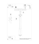 Lampy wiszące - Sollux Lampa wisząca SULA 3P naturalne drewno SL.1101 - product 5