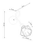 Sollux Kinkiet ARTEMIS 1S czarny SL.1108 Sollux Kinkiet ARTEMIS 1S czarny SL.1108
