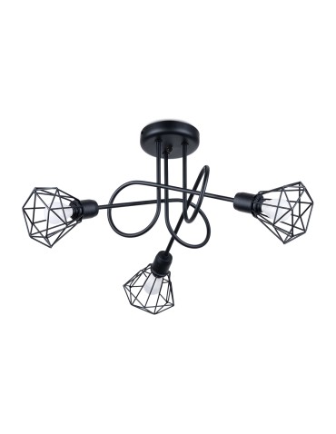 Sollux Żyrandol ARTEMIS 3S czarny SL.1109