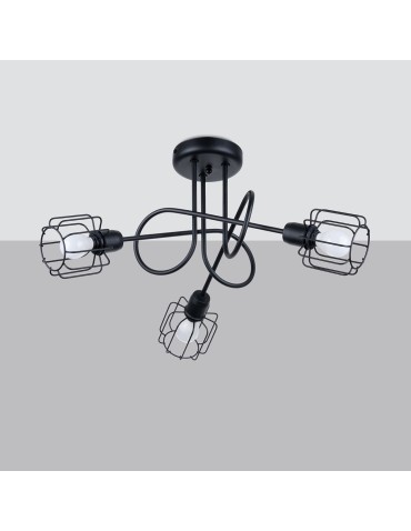 Sollux Żyrandol BELUCI 3S czarny SL.1118 - produkt 2