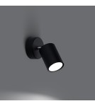 Sollux Kinkiet LEMMI 1 czarny SL.1126 Sollux Kinkiet LEMMI 1 czarny SL.1126
