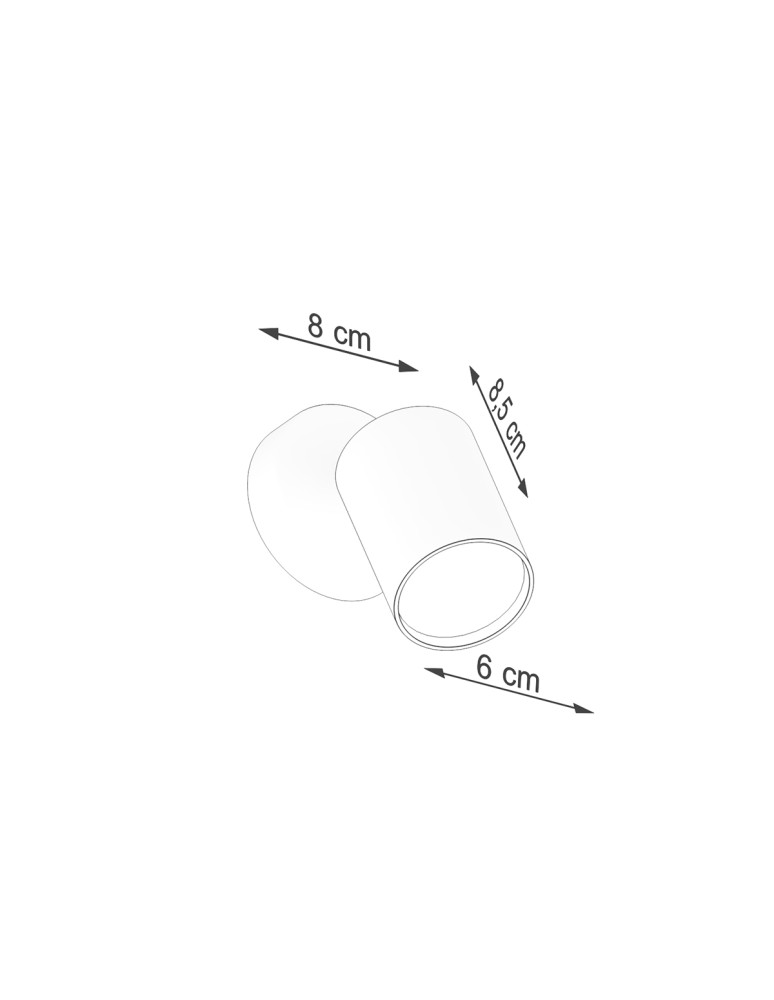 Sollux Kinkiet LEMMI 1 czarny SL.1126 Sollux Kinkiet LEMMI 1 czarny SL.1126