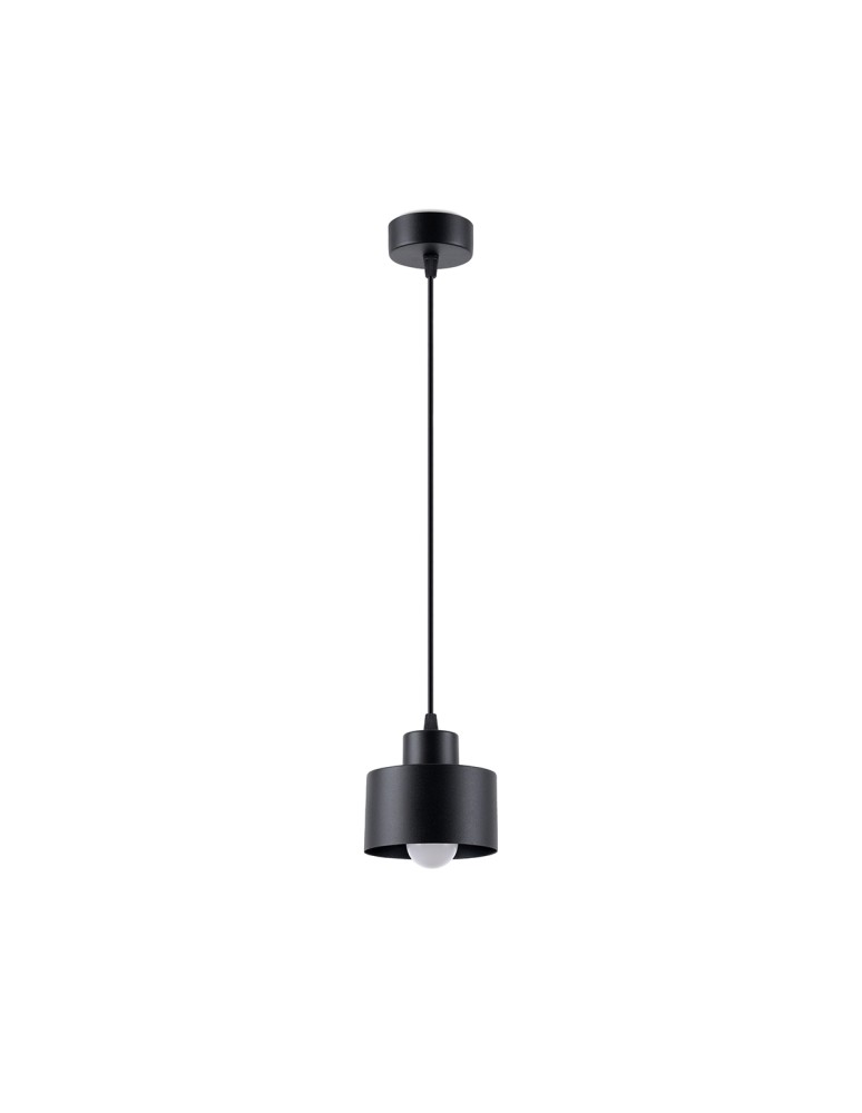 Sollux Lampa wisząca SAVAR 1 czarna SL.1132 Sollux Lampa wisząca SAVAR 1 czarna SL.1132