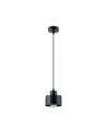 Sollux Lampa wisząca SAVAR 1 czarna SL.1132 Sollux Lampa wisząca SAVAR 1 czarna SL.1132