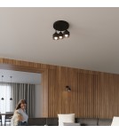 Sollux Lampa wisząca SAVAR 3 czarna SL.1133 Sollux Lampa wisząca SAVAR 3 czarna SL.1133