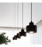 Sollux Lampa wisząca SAVAR 3 czarna SL.1133 Sollux Lampa wisząca SAVAR 3 czarna SL.1133