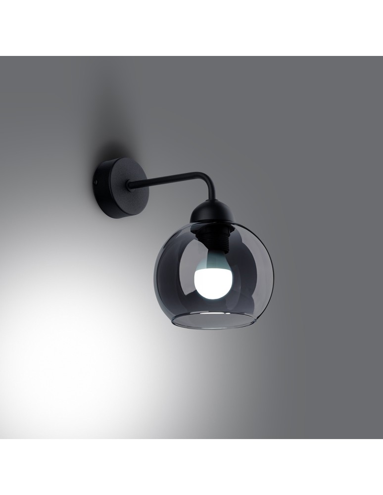 Sollux Kinkiet ALINO 1 czarny SL.1139 Sollux Kinkiet ALINO 1 czarny SL.1139