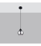 Sollux Lampa wisząca ALINO 1 czarna SL.1141 Sollux Lampa wisząca ALINO 1 czarna SL.1141
