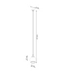 Sollux Lampa wisząca ALINO 1 czarna SL.1141 Sollux Lampa wisząca ALINO 1 czarna SL.1141