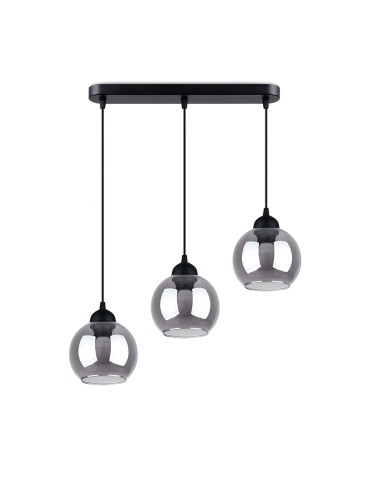 Sollux Lampa wisząca ALINO 3 czarna SL.1142