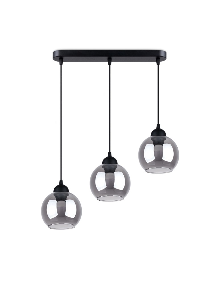 Sollux Lampa wisząca ALINO 3 czarna SL.1142 Sollux Lampa wisząca ALINO 3 czarna SL.1142