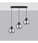 Sollux Lampa wisząca ALINO 3 czarna SL.1142 Sollux Lampa wisząca ALINO 3 czarna SL.1142