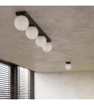 Lampy sufitowe kule - Sollux Plafon YOLI 4 czarny SL.1154 - product 8